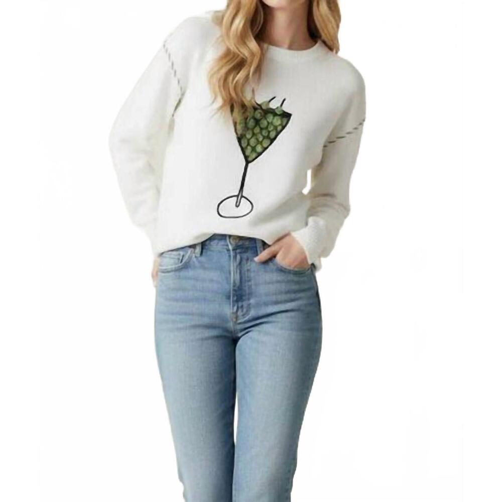 NEW ELLSWORTH + IVEY riley sweater in extra olives
